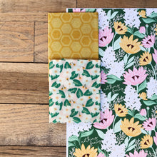 Load image into Gallery viewer, Beeswax Wrap Bundle (S, M, L)